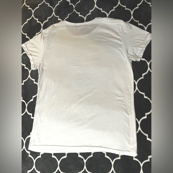 COPY - Soft&Stretchy white T-shirt, w/ Vincent van Gogh tribute - Picture 3 of 3
